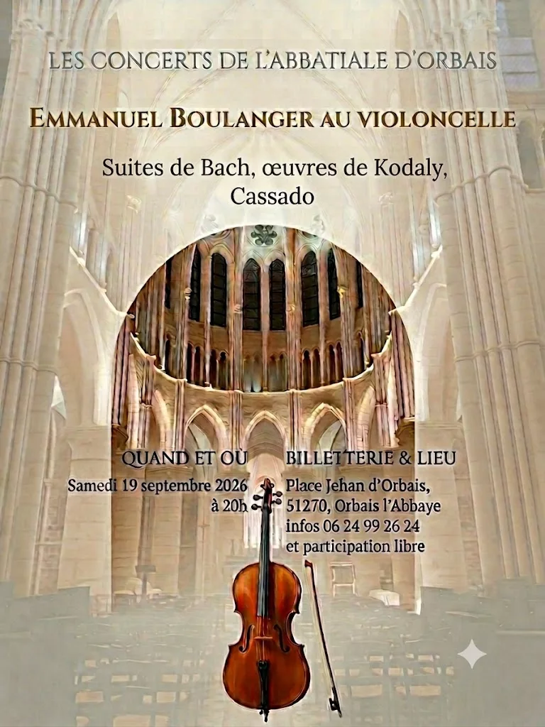Emmanuel Boulanger en concert Affiche concert